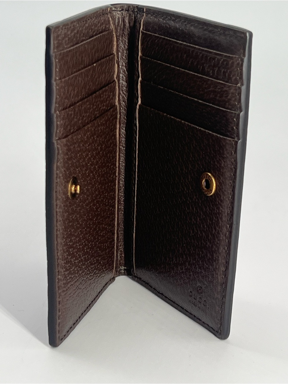 Gucci Ophidia  Card Case Wallet Blue/Red Calfskin - Picture 4 of 5